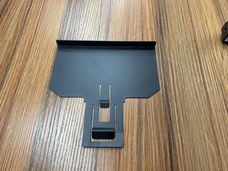 Χάλκινο SS φύλλο μετάλλου κατασκευή Custom Black Powder Coated Rack Drummy Cover Mounting Bracket