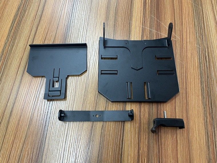 Χάλκινο SS φύλλο μετάλλου κατασκευή Custom Black Powder Coated Rack Drummy Cover Mounting Bracket