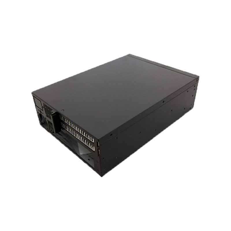 6u Rackmount Server Chassis Design Μαύρο Βιομηχανικό Ηλεκτρονικό 19 ιντσών 3u Υποσκευή Η/Υ