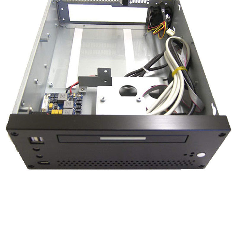 6u Rackmount Server Chassis Design Μαύρο Βιομηχανικό Ηλεκτρονικό 19 ιντσών 3u Υποσκευή Η/Υ