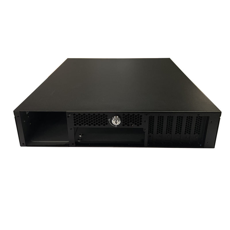 Μοναδικό σχεδιασμό 2u Control Industrial Rackmount Chassis με κλειδαριά για server και αποθήκευση