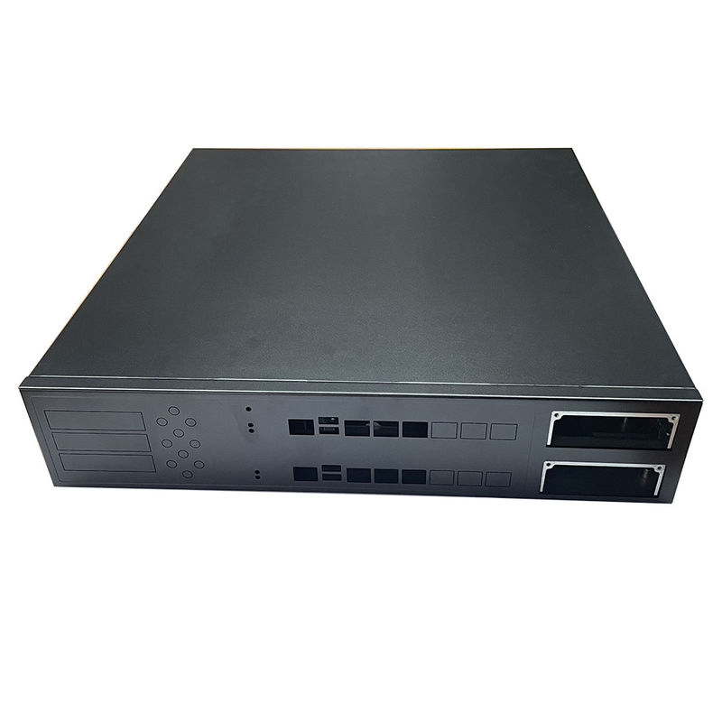 12 Bay 16 Bay Rackmount Gpu Custom Server Chassis Μαύρο σκόνη ψεκασμένο σπιτικό διακόπτη