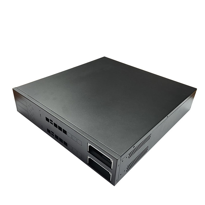 12 Bay 16 Bay Rackmount Gpu Custom Server Chassis Μαύρο σκόνη ψεκασμένο σπιτικό διακόπτη